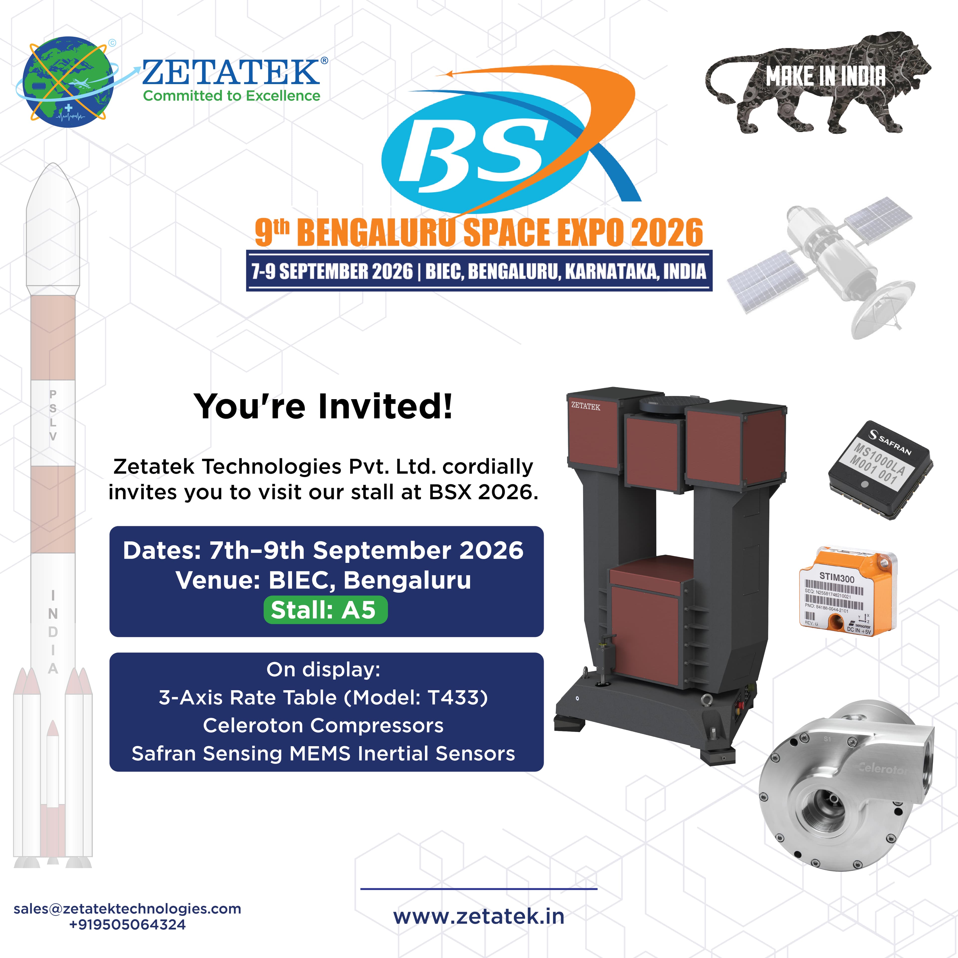 9th Bengaluru Space Expo (BSX) 2026